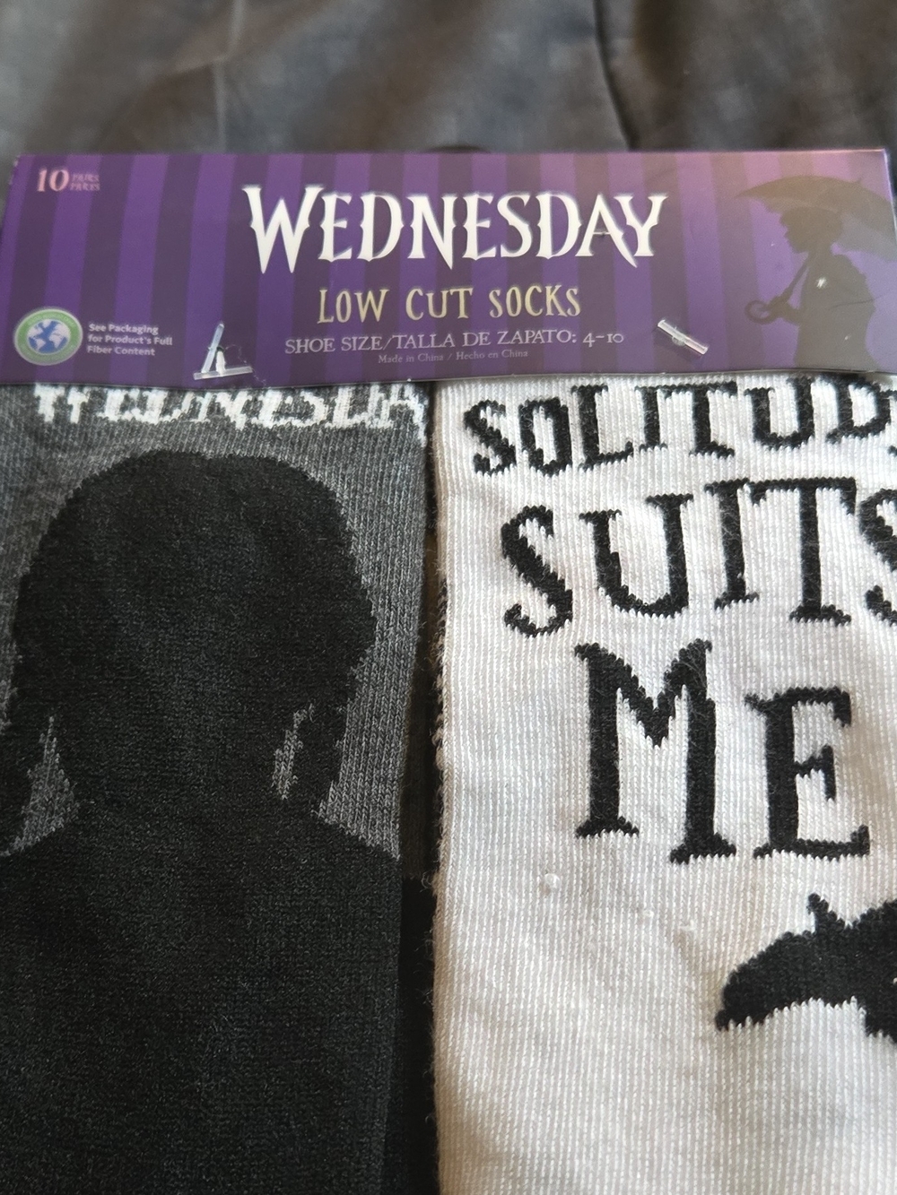 Low Cut Athletic Socks for Women - Black & White